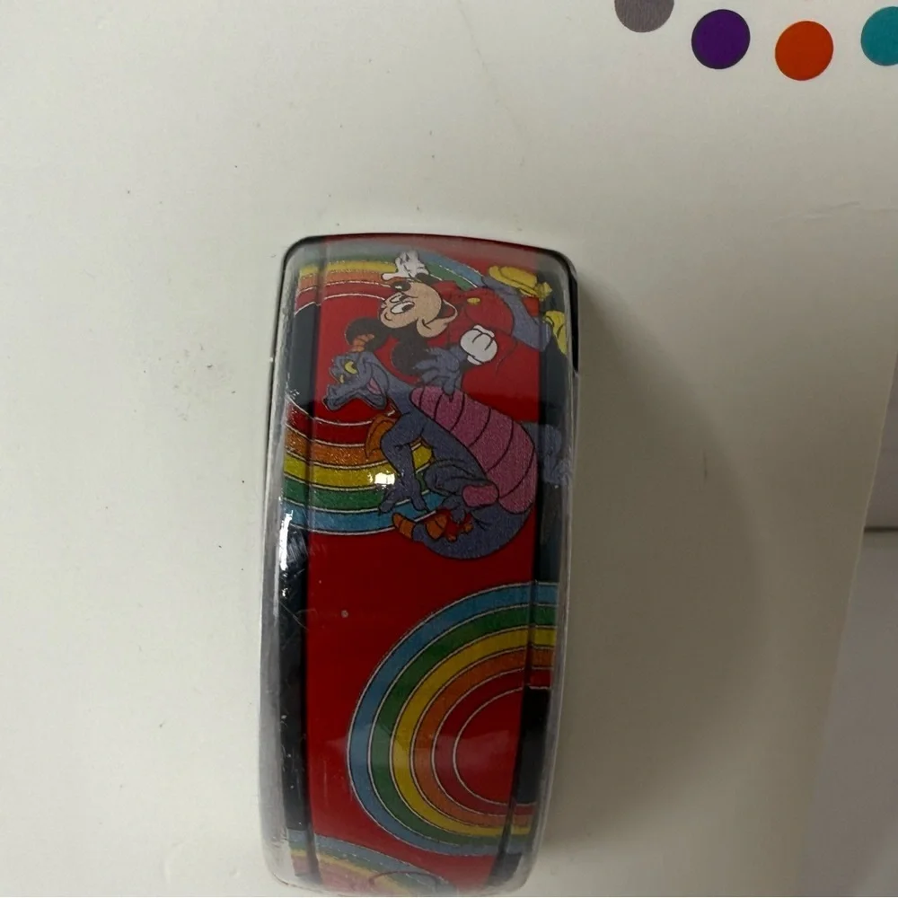 Walt Disney World Magic Band Magicband 2 Mickey Mouse Rainbow Figment Yesterears